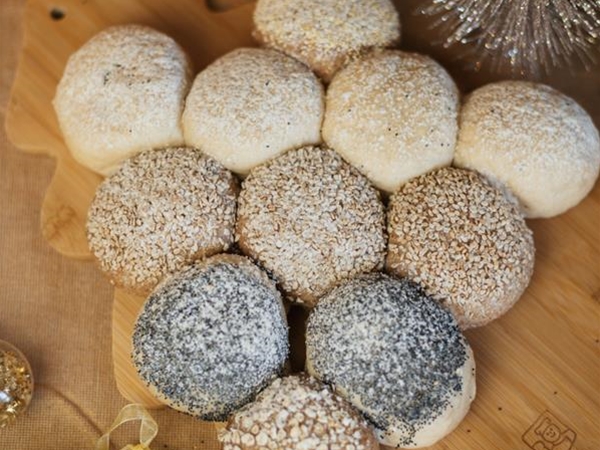 Kerstboombroodjes afbak