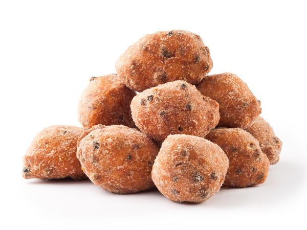 Oliebol zonder suiker met Krenten